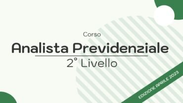Analista Previdenziale di 2° Livello | Edizione Aprile 2023