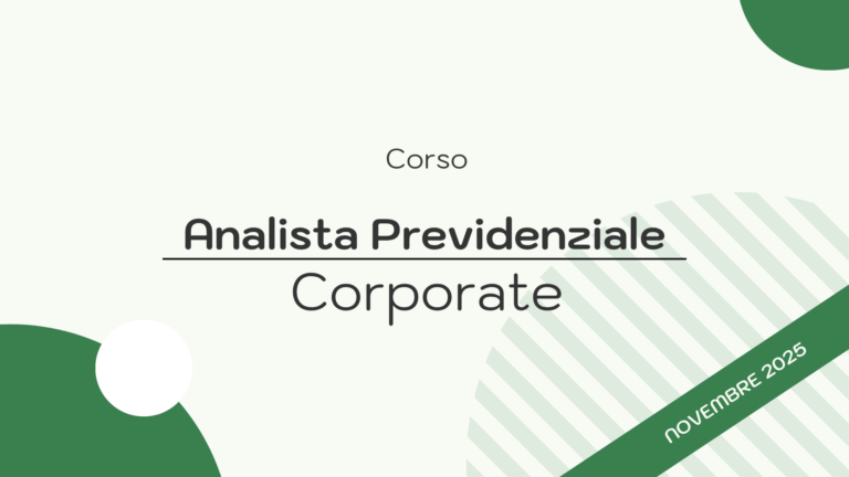 Analista Previdenziale Corporate 2025