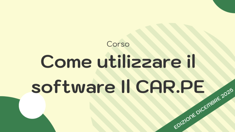Come utilizzare il software Il CAR.PE